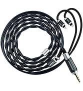 Amazon | Linsoul THIEAUDIO Midnix イヤーモニター用ケーブル 4芯6N単